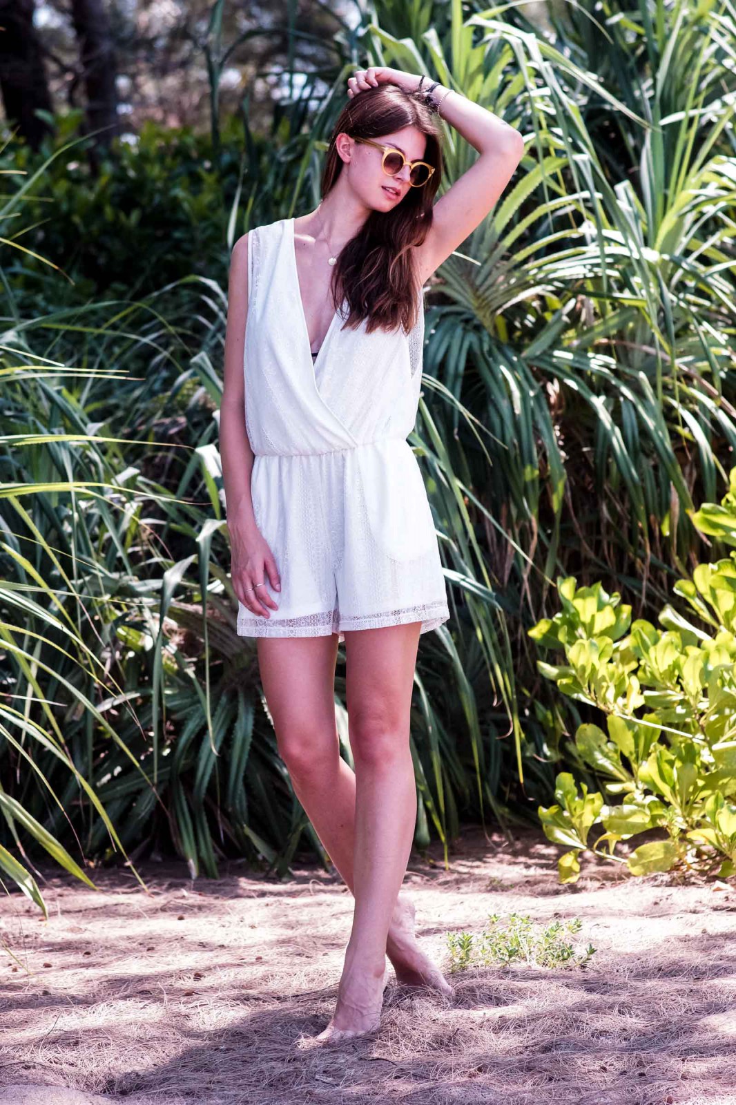 White Playsuit