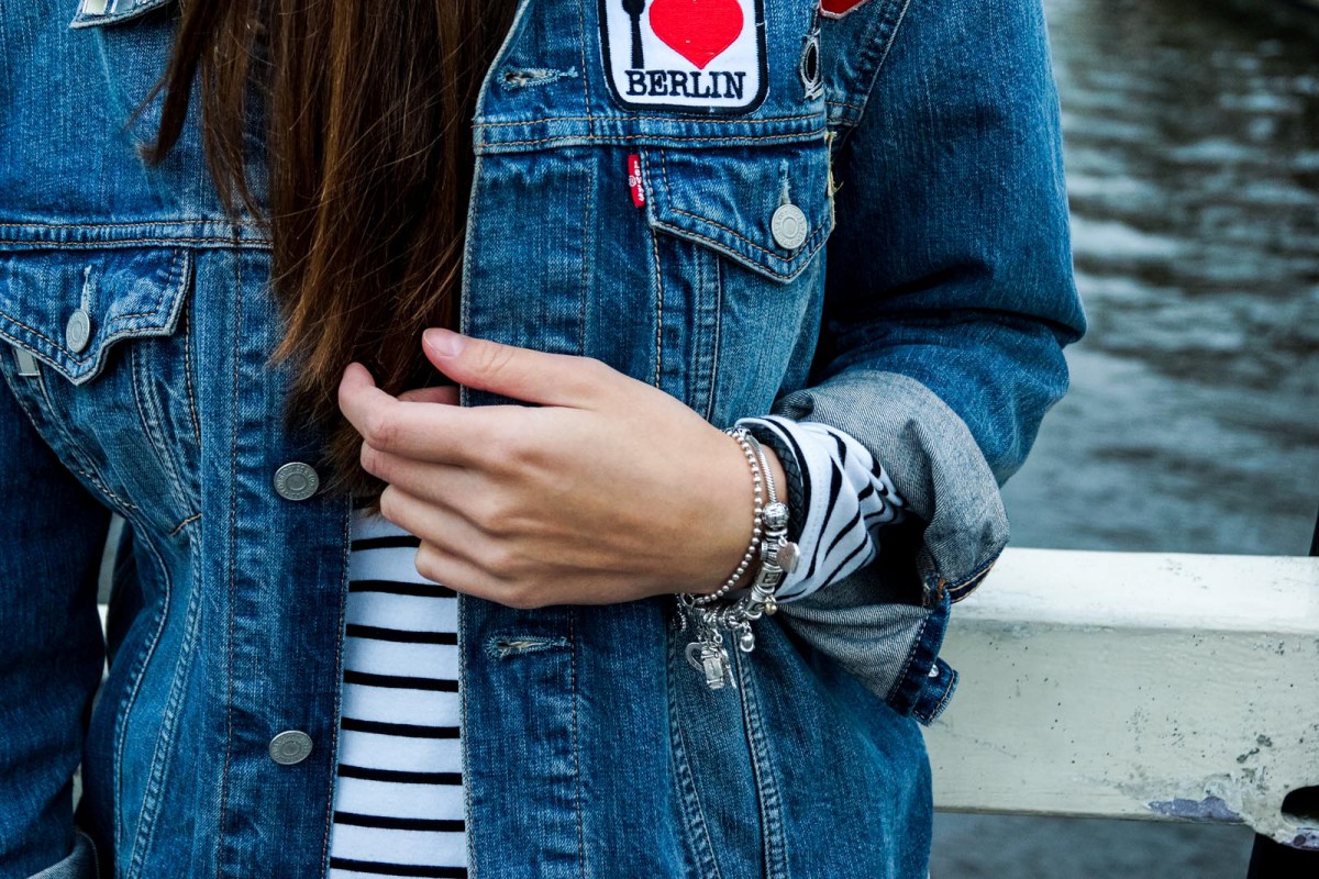 Levi's Jeansjacke mit patches