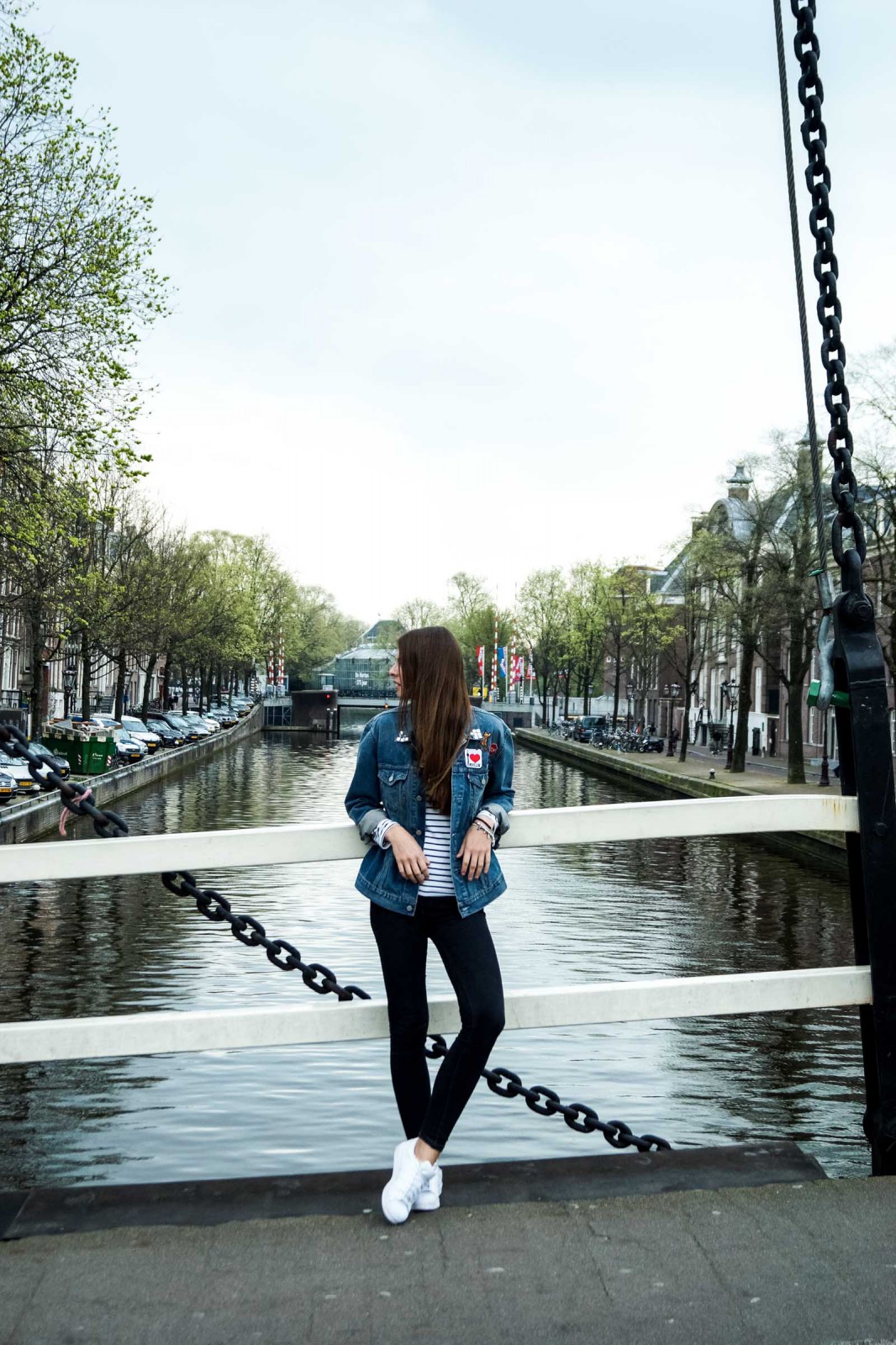 Denim Jacket with patches