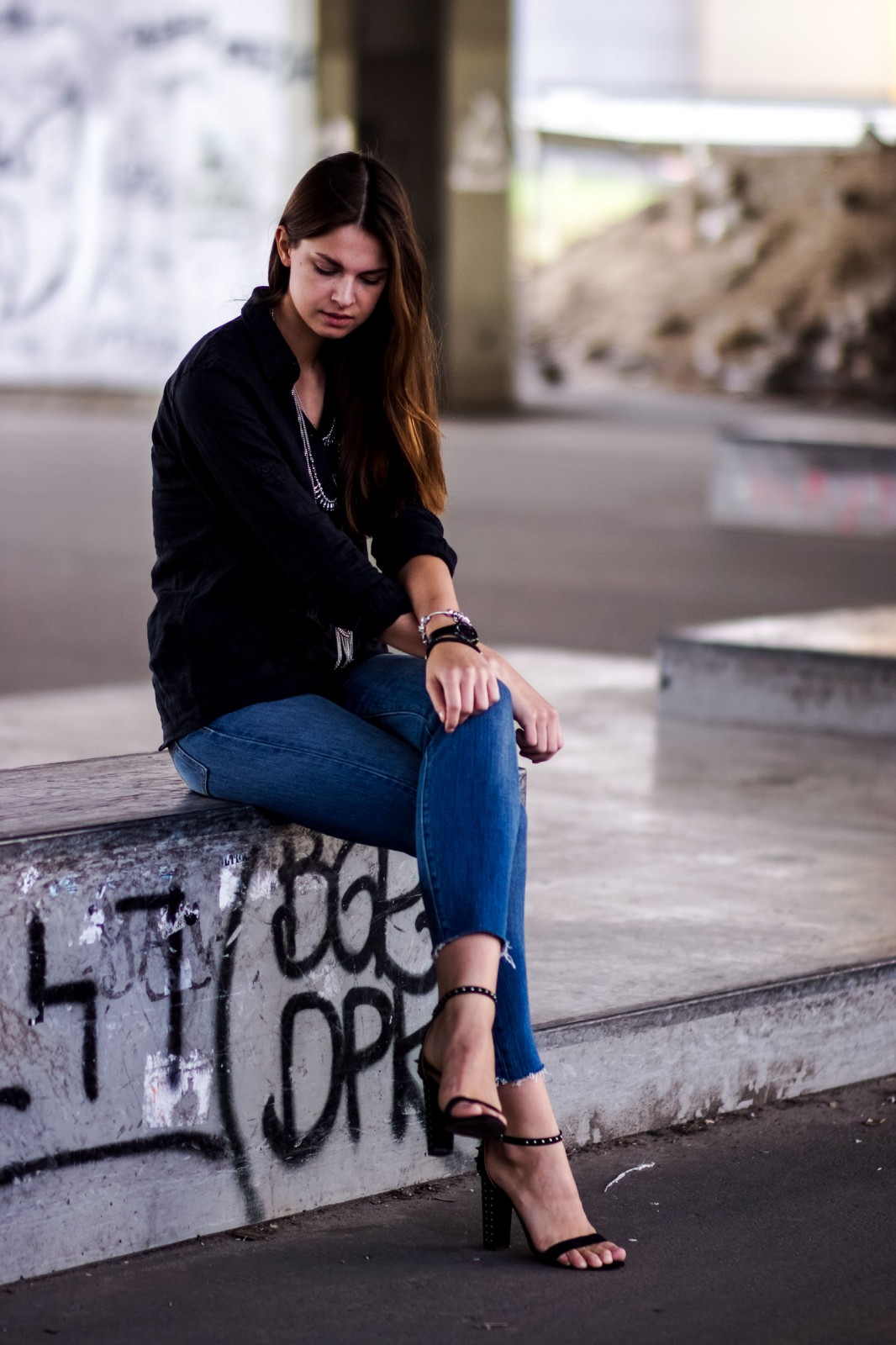 Zara High Heels with Studs