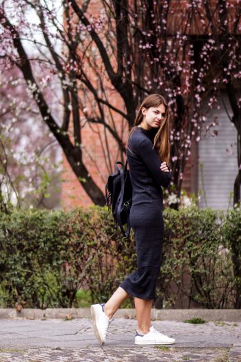 Midikleid x Sneakers