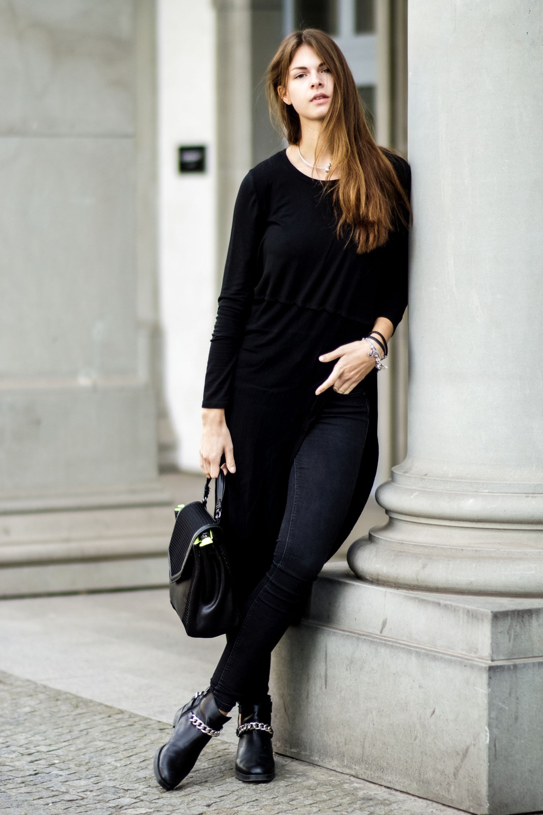 All black outfit