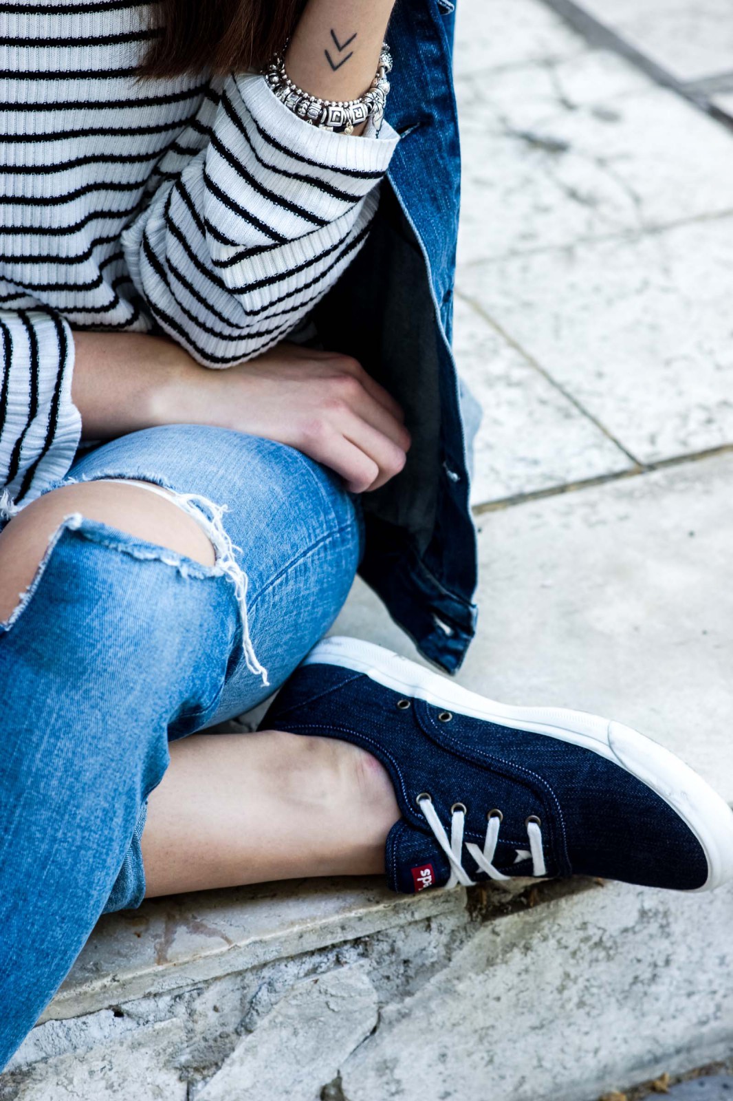 Keds in Denim Optic