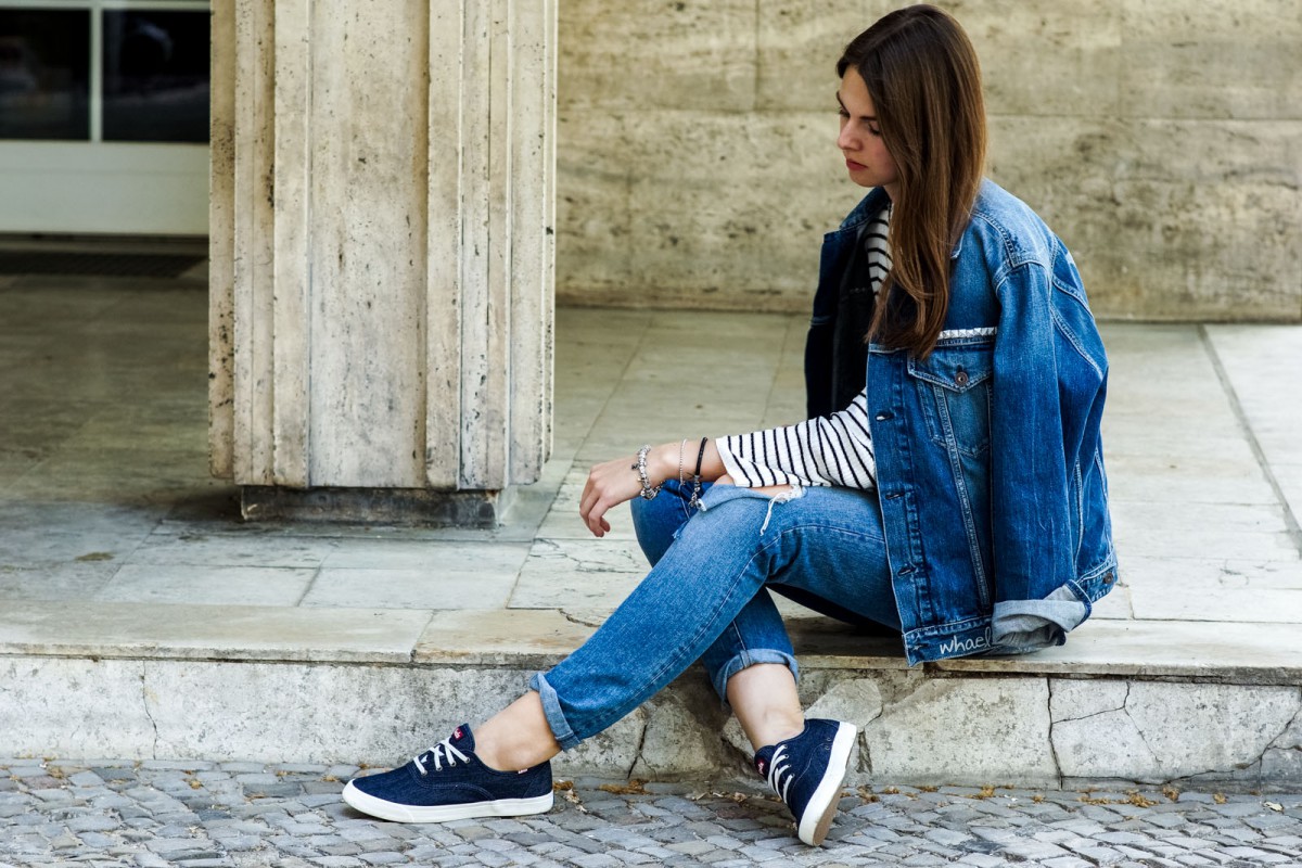 How to wear denim on denim