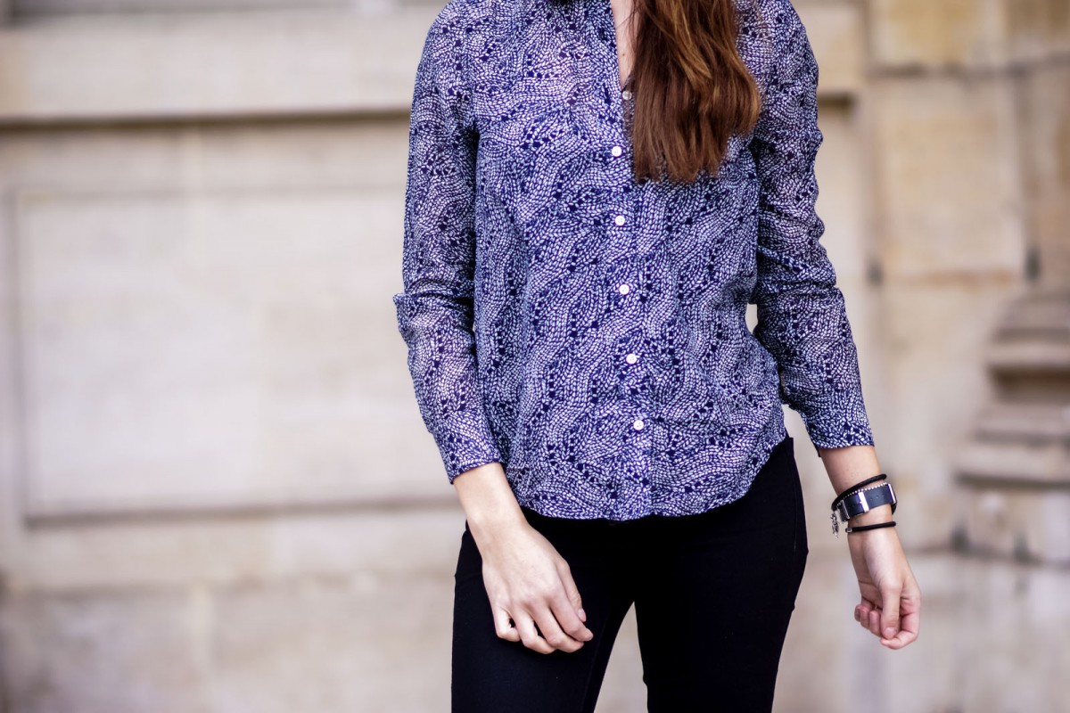 Wavy Silk Blouse GANT