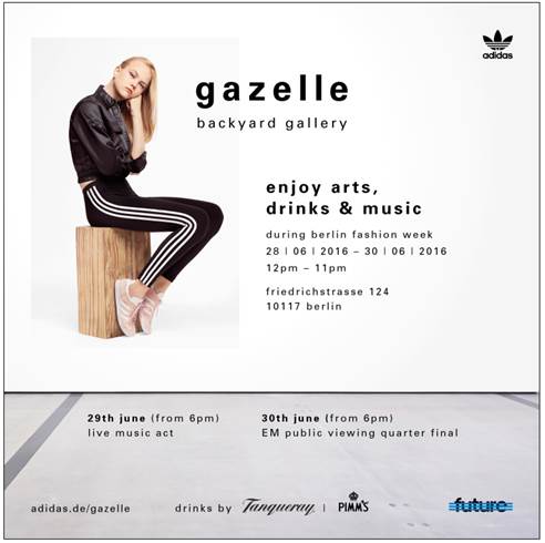 Adidas gazelle Fashion Week Event