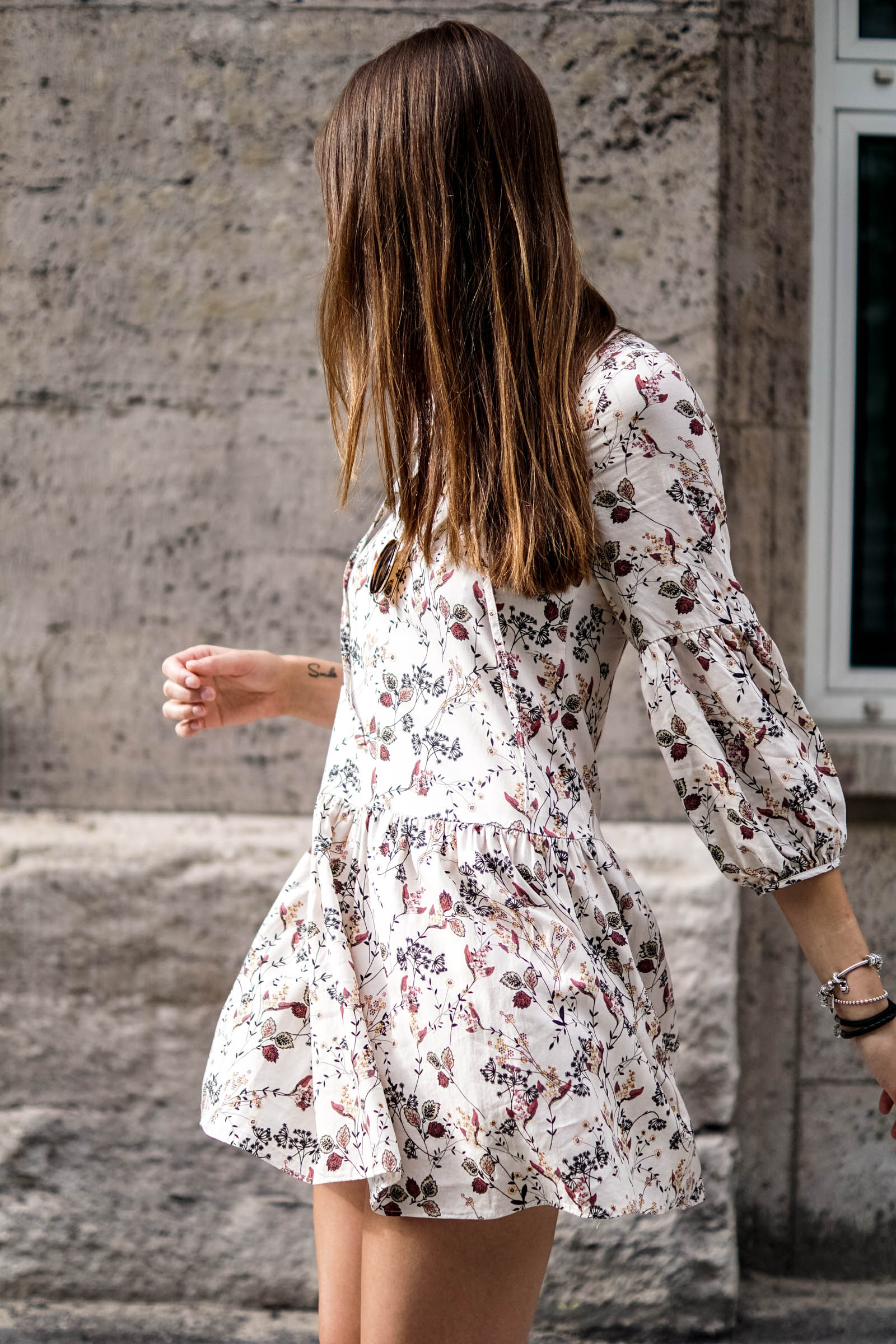 floral dress boots