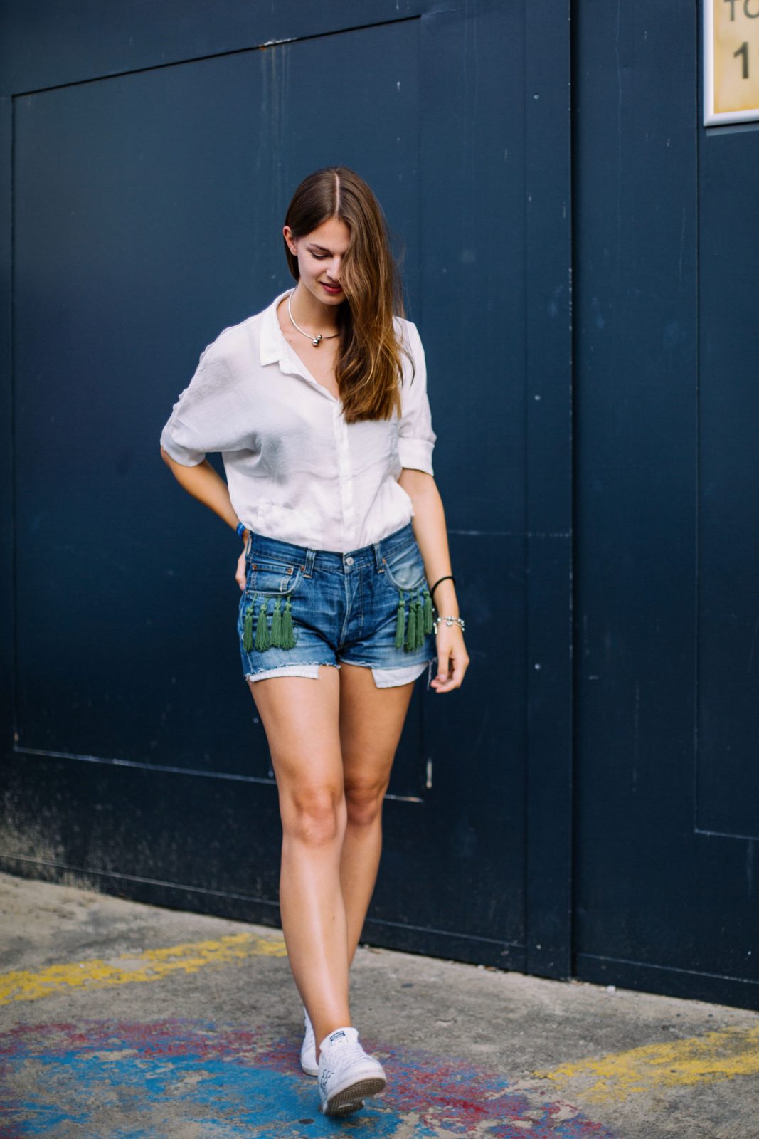 Denim Shorts and White Shirt - why it's one of my favourite combinations