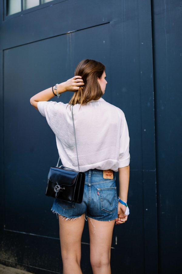 Denim Shorts and White Shirt - why it's one of my favourite combinations