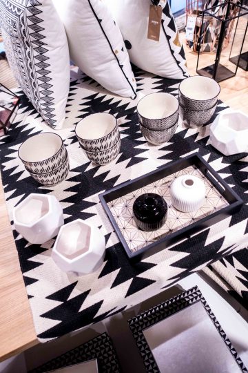 black white Home collection