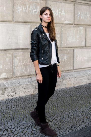 How to wear a leather jacket