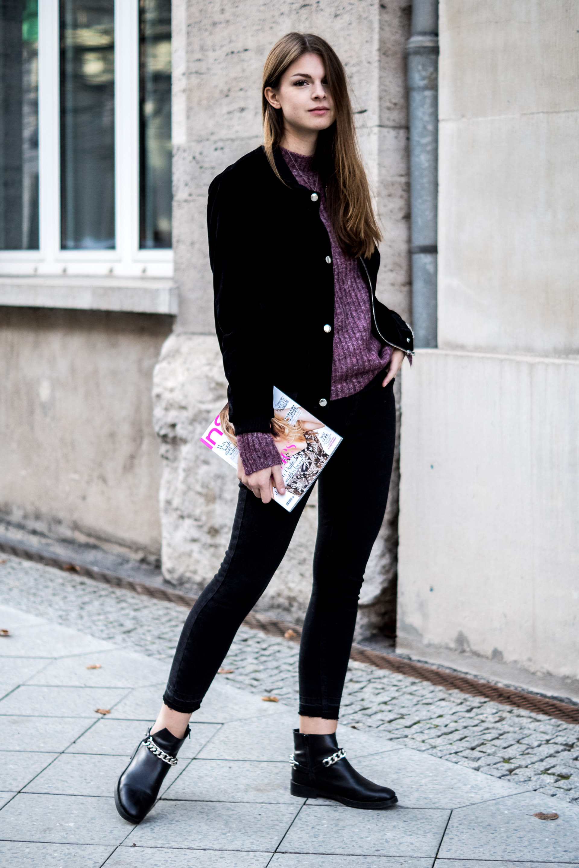 Tie Velvet Bomber Jacket main image 1