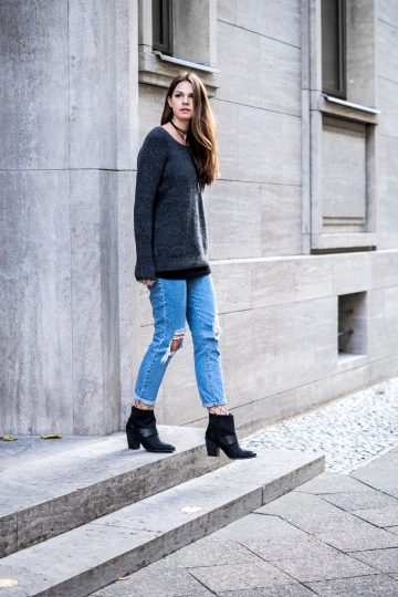 Wie trägt man schwarze Boots