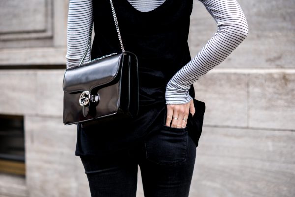black Gucci bag