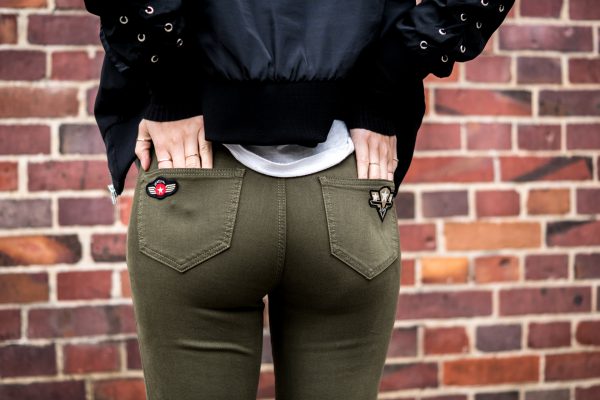 pants with Patches