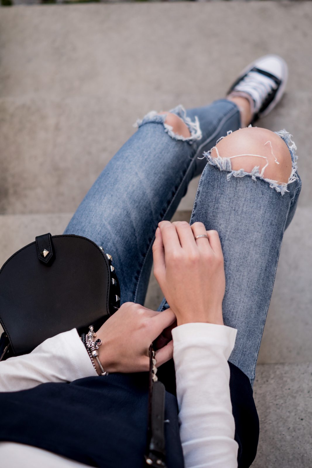 Cami over Turtleneck Chic yet casual layring in Winter