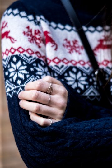 How to wear a christmas sweater