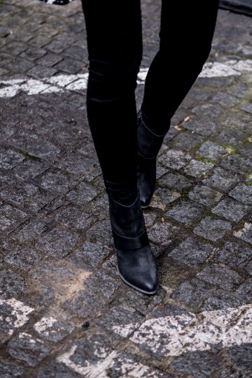 schwarze Aldo Boots