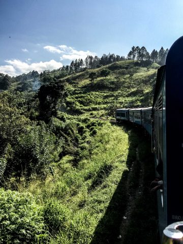 Train Ride in Sri Lanka