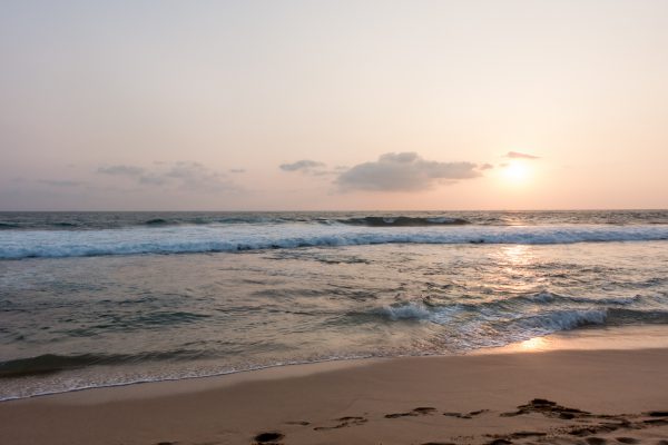 Dalawella Beach in Sri Lanka