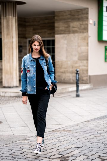 oversized denim jacket