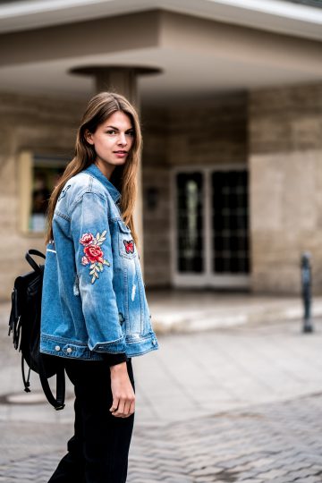 how to wear a denim jacket