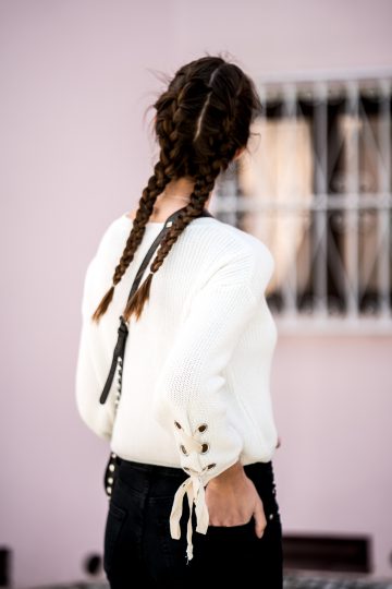 how to wear Boxer Braids