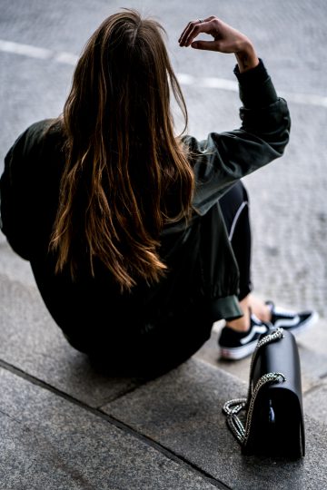 oversized bomber jacket