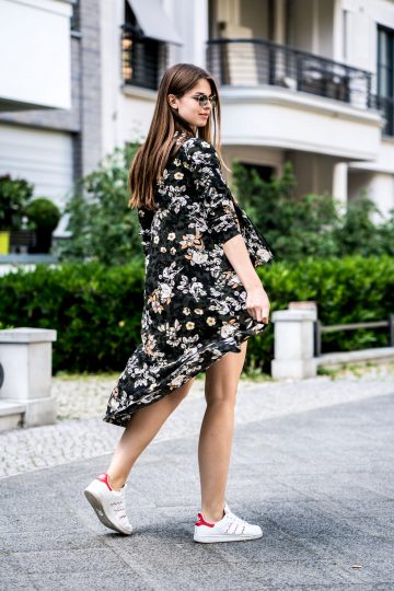 Kimono mit Blumeprint