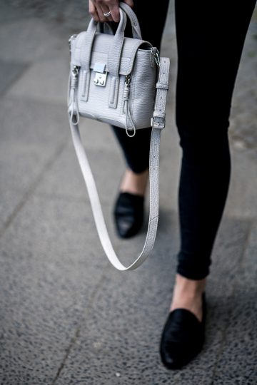 light grey bag