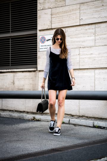 black velvet dress