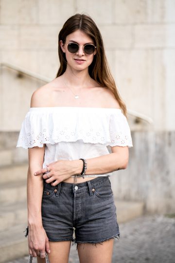 Subdued Off-Shoulder Shirt