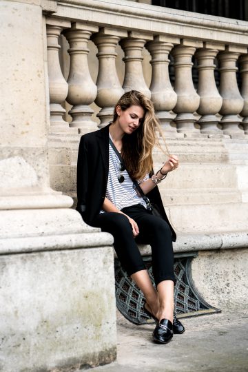 casual chic Paris Outfit