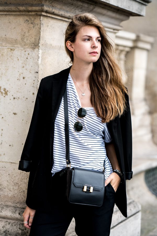 Black and White in Paris || Casual Chic Black and White Outfit