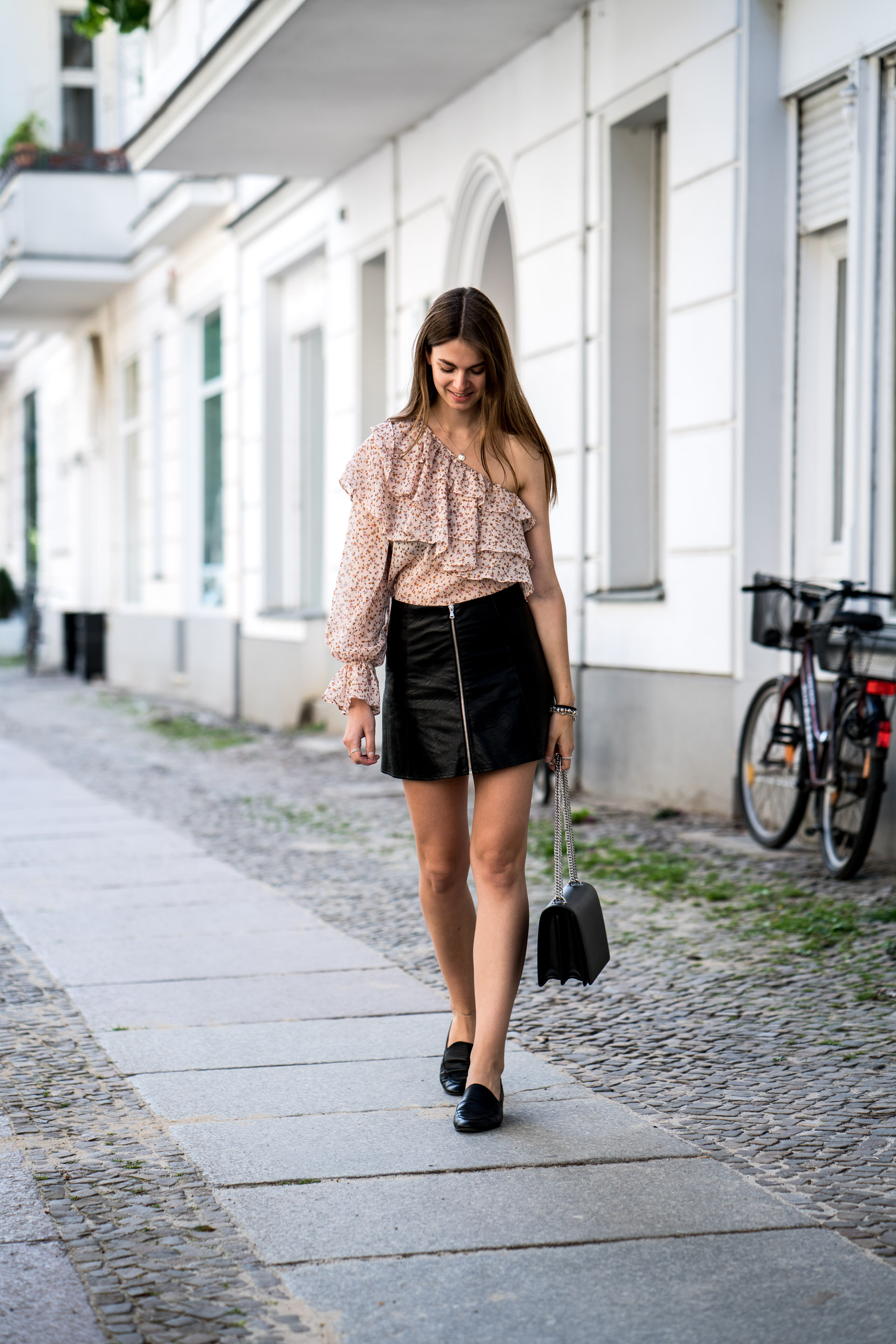 One-Shoulder Top & Skirt