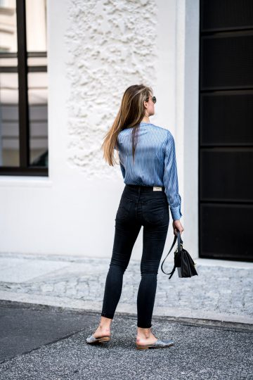 Wie trÃ¤gt man high-waisted Jeans?