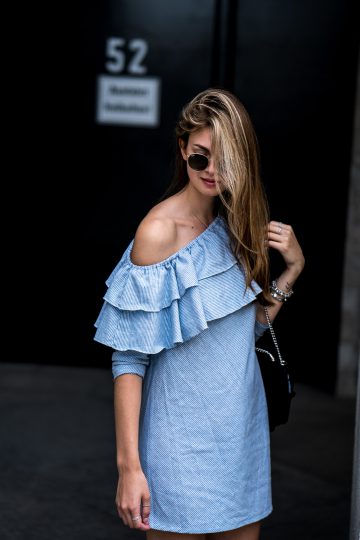 blue summer dress