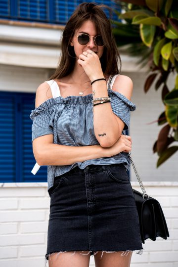 black Subdued skirt