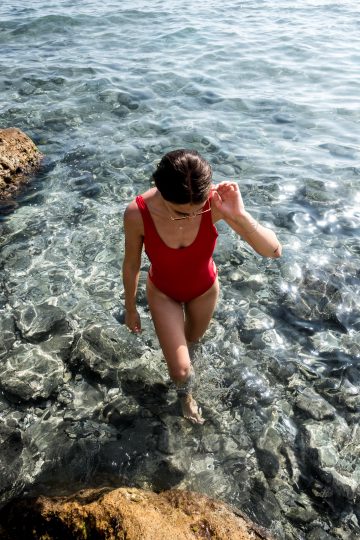 red swimsuit trend 2017