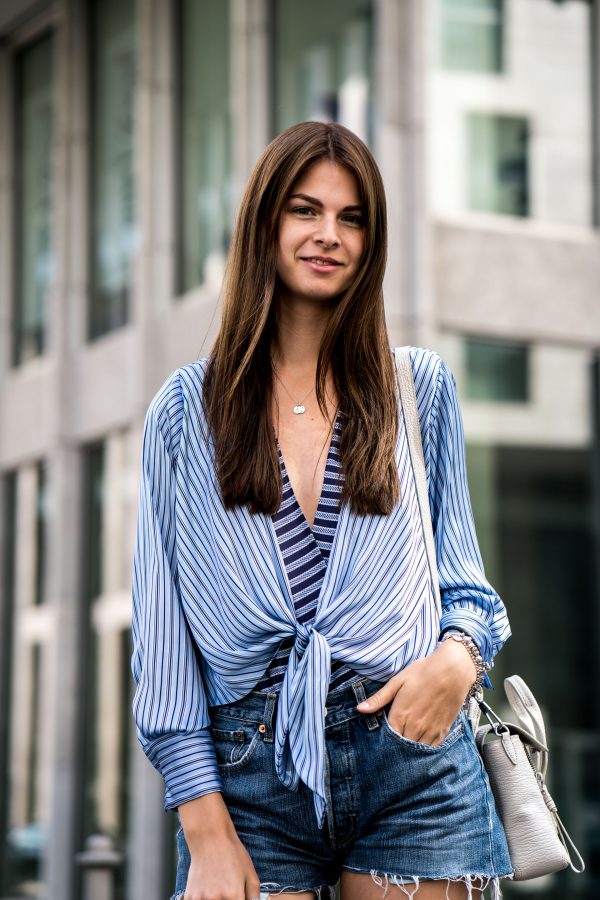 Zara blouse with stripes