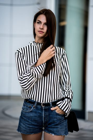 Zara Shirt mit Streifen