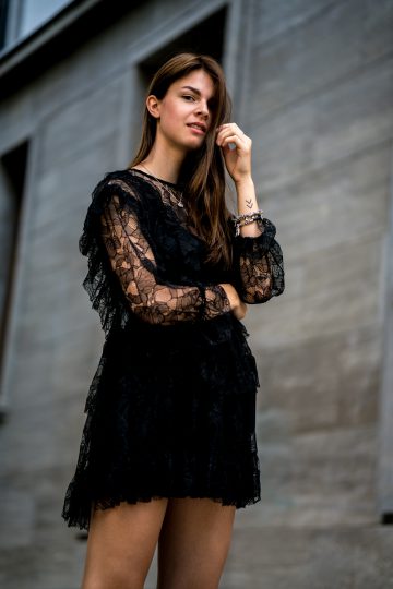 black summer dress