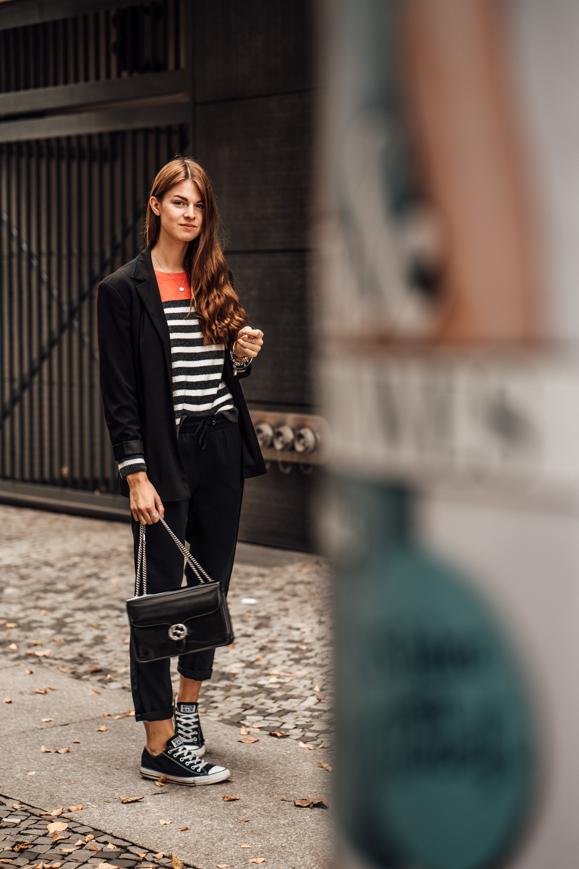 Black deals blazer sweater