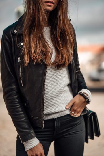 Autumn Essentials: black boots and leather jacket || Fashionblog Berlin