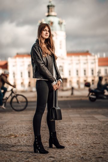 Autumn essential leather jacket