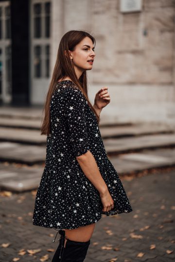 how to wear a black dress