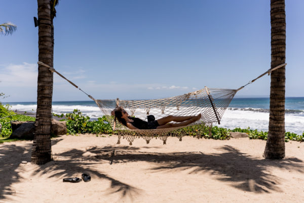 hammock at Komaneka at Keramas Beach