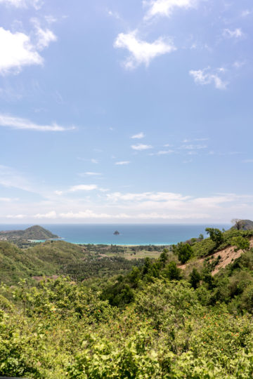 View of the ocean in Lombok