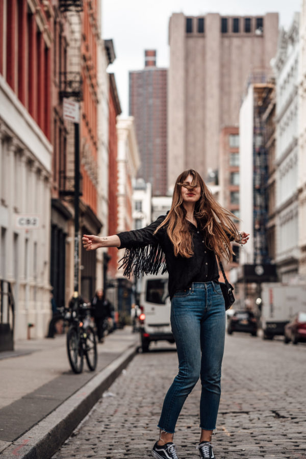 Missguided Shirt with fringes