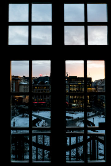 Grand Hotel Oslo Zimmerausblick